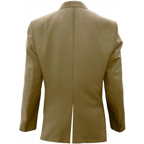 Slim Fit Blazer Formal Sports Golf Regular Coat Green Cotton Jacket