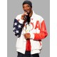 Snoop Dogg Olympic 2024 Bomber Leather Jacket