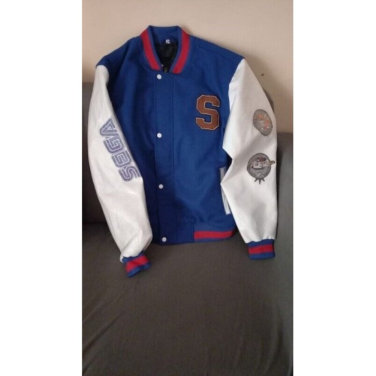 Sonic The Hedgehog Varsity Letterman Jacket