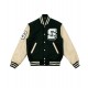 Stadium MMXV Letterman Green Jacket