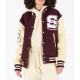 Stadium MMXV Letterman Maroon Jacket