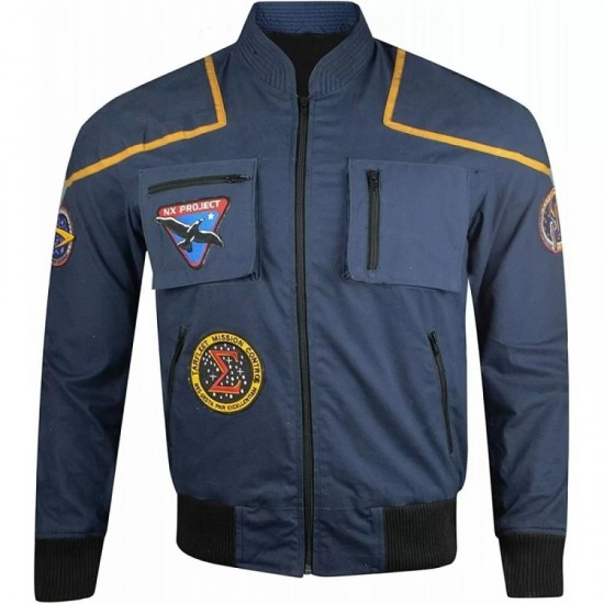 Star Pilot Uniform Cotton Jacket,Jonathan Trek Archer Space Suit Jacket