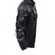 Steampunk Mens Gothic Leather Halloween Trench Coat