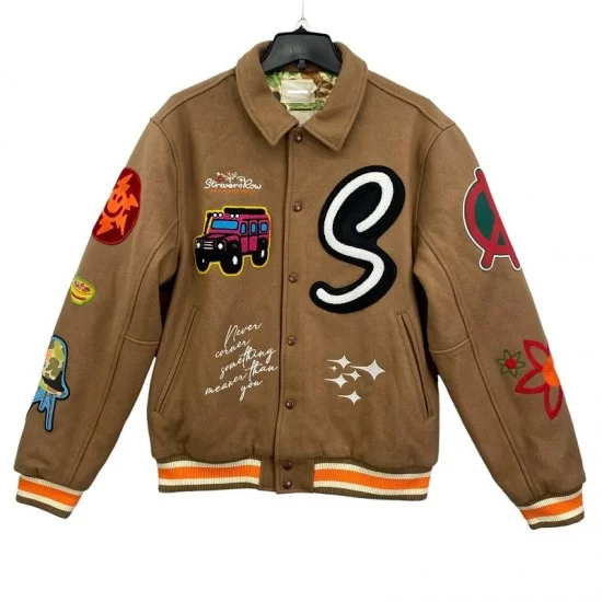 Strivers Row Mens Varsity Jacket - Row 1