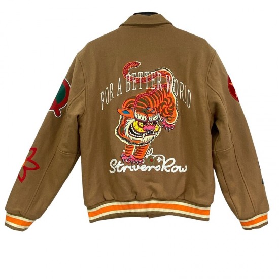 Strivers Row Mens Varsity Jacket