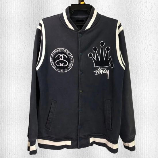 Stussy Embroidered Varsity Jacket