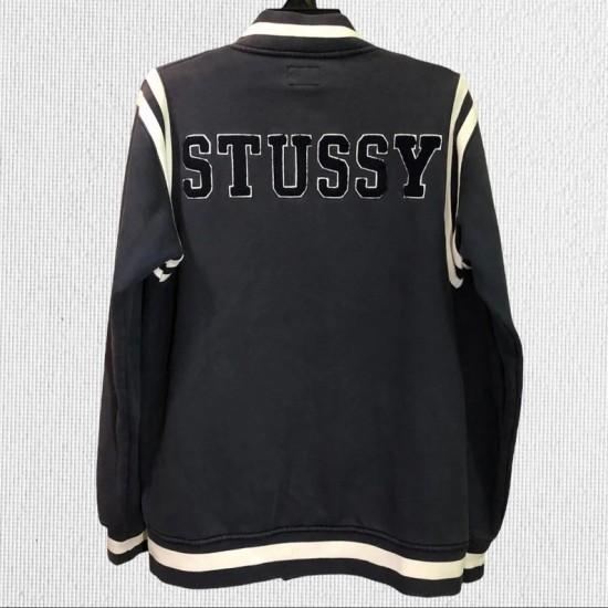 Stussy Embroidered Varsity Jacket