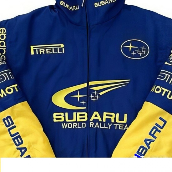 Subaru F1 Ferrari Blue Vintage Jacket