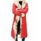 The Christmas Chronicles Kurt Russell Shearling Trench Coat