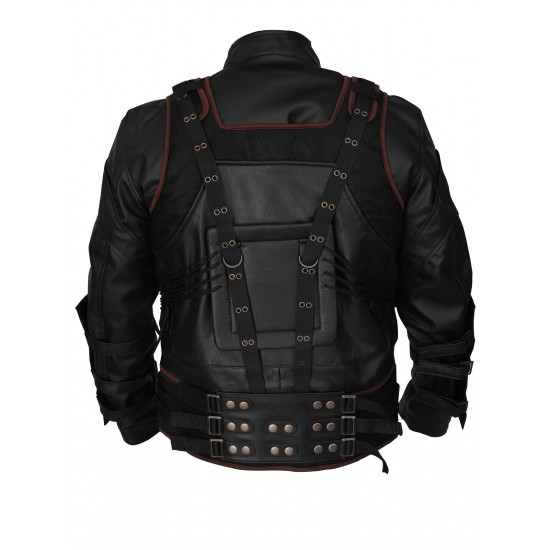 The Dark Knight Rises Tom Hardy Bane Leather Jacket Vest