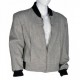 Thomas F Wilson Back To The Future Grey Bomber Jacket