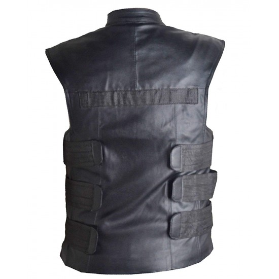 Thomas Janes The Punisher Leather Vest