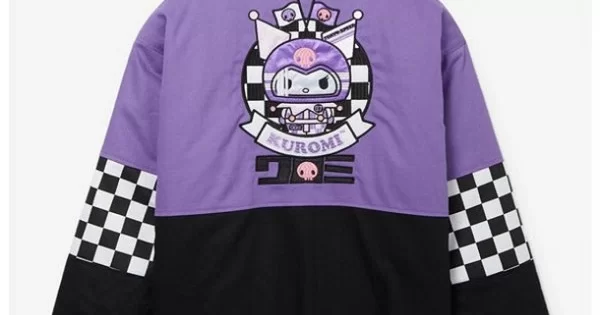 Tokyo Speed Devious Rabbit Sanrio Kuromi Checkered Racing Jacket - Vow 4