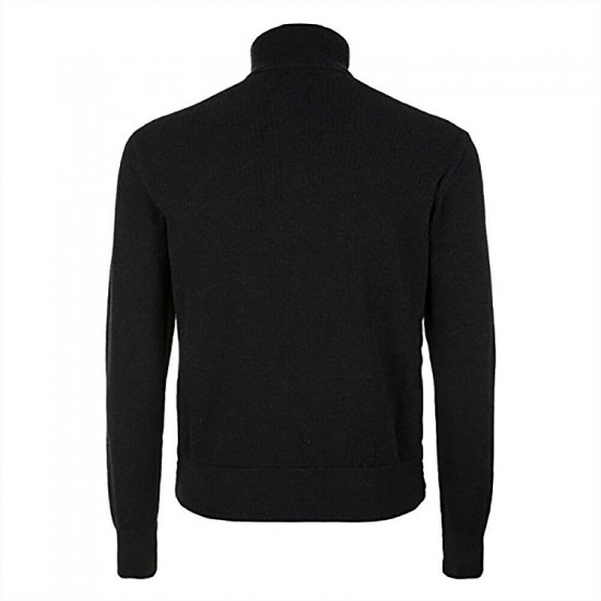 Tom Ford Black James Bond Spectre Knitted Sleeve Bomber Jacket