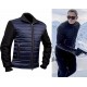 Tom Ford Black James Bond Spectre Knitted Sleeve Bomber Jacket