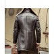 Tom Hardy B3 Aviator Sheepskin Shearling Leather Coat