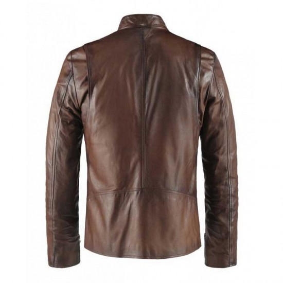 Tony Stark Iron Man 3 Leather Jacket