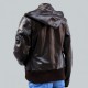 Top Class Brown Women's Leather Bomber Jacket