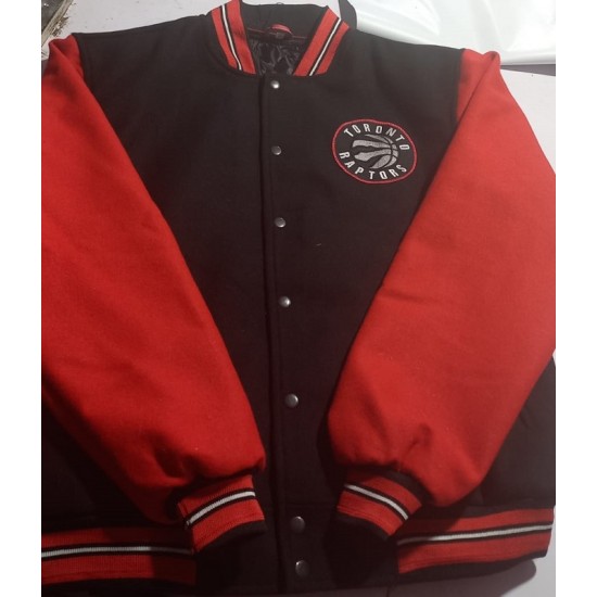 Toronto Raptors Poly Twill Varsity Jacket