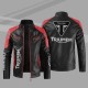 Triumph Black and Red Leather Jacket