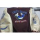 True Religion Maroon Varsity Jacket