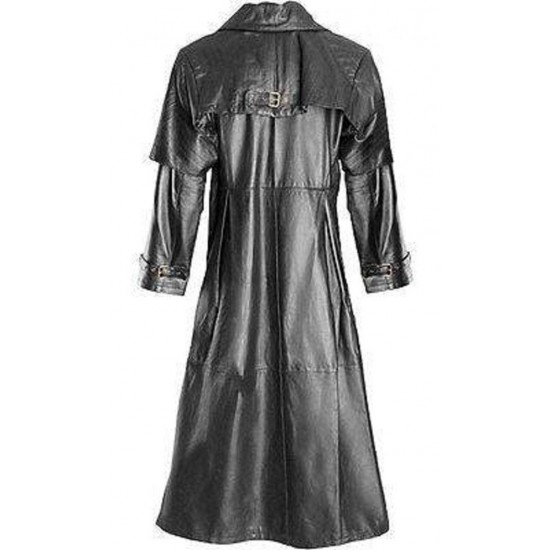 Vampire Duster Steampunk Van Helsing Gothic Leather Trench Coat