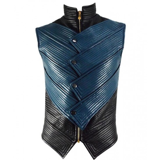 Vergil Devil May Cry 5 Blue and Black Vest