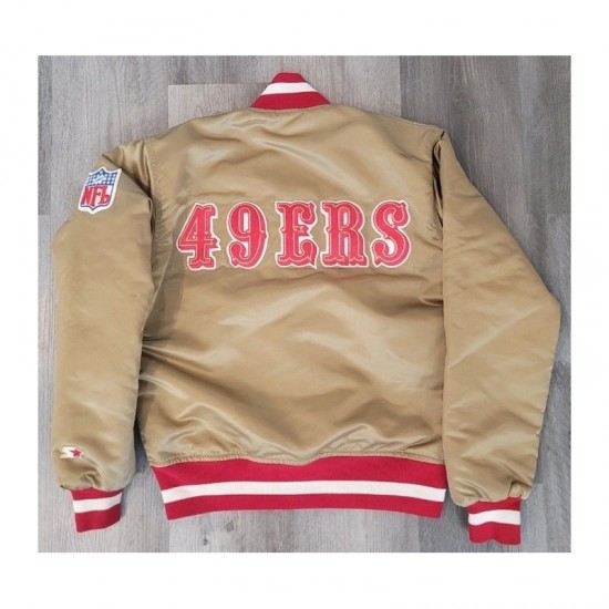 Vintage 49ers Gold Starter Satin jacket