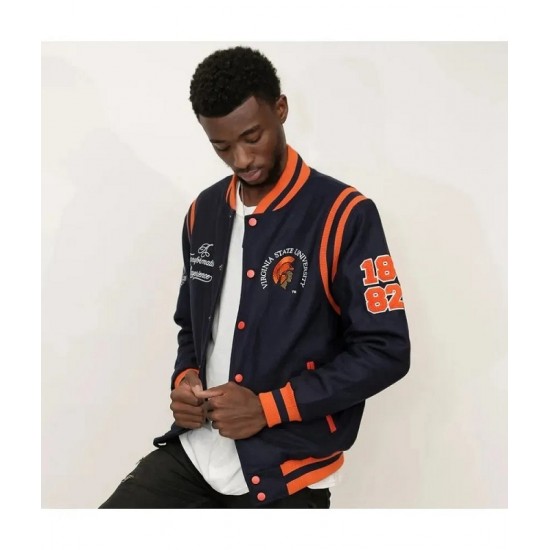 Virginia State University Unisex Varsity Jacket