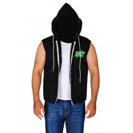 WWE Wrestler Randy Orton RKO Hoodie Fleece Black Vest