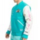 Wedding Cake Embroidered Goonies 2 Mint Varsity Jacket