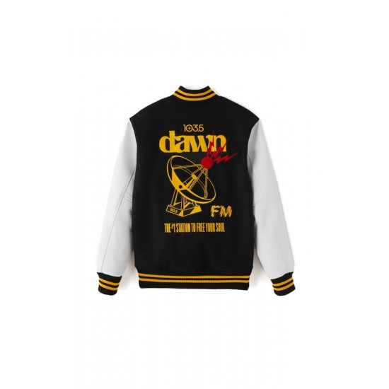 Weeknd Dawn FM 103 Album Varsity Jacket