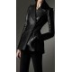 Women Western Style Genuine Leather Short Coat Jacket