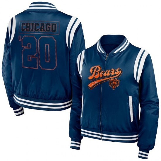 Women's Chicago Bears Erin Andrews Varsity Jacket