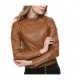 Women's Genuine Lambskin Leather Motorcycle Slim Fit Moto Designer Biker Jacket