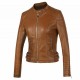 Women's Genuine Lambskin Leather Motorcycle Slim Fit Moto Designer Biker Jacket