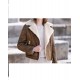 Womens Aviator B3 Distressed Brown WinterJacket