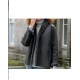 Womens Aviator B3 Sherling Black Reversible Jacket