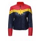 Womens Captain Marvel Carol Danvers Leather Jacket