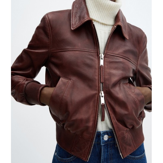 Womens High Quality Real Leather Jacket