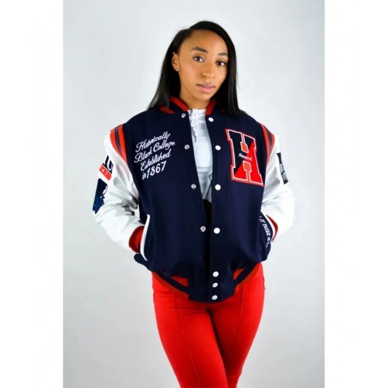 Womens Howard University Varsity Jacket