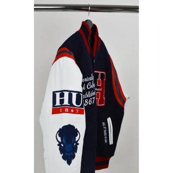 Womens Howard University Varsity Jacket