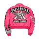 Womens Pelle Pelle World Famous Pink Leather Jacket