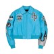 Womens Pelle Pelle World Famous Turquoise Leather Jacket