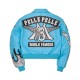 Womens Pelle Pelle World Famous Turquoise Leather Jacket