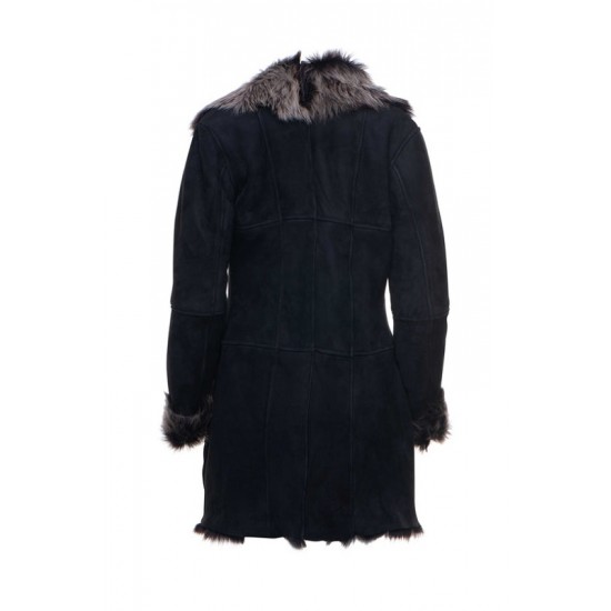 Womens Shearling Sheepskin Winter Coat