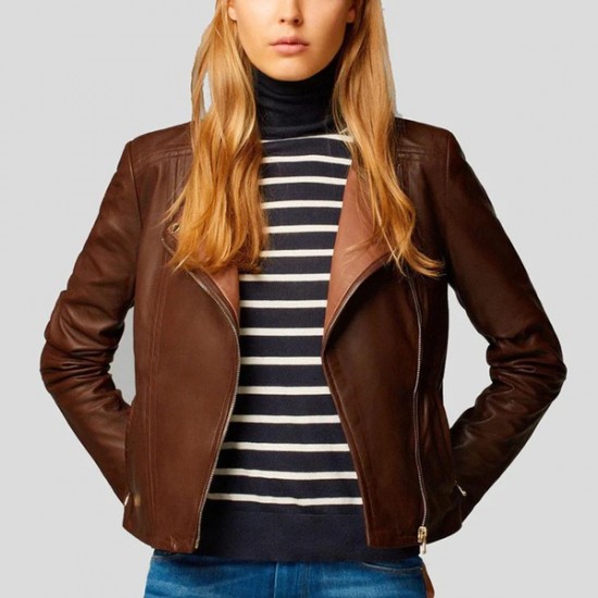 Women’s Biker Leather Jacket