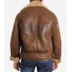 Women’s Fur Shearling Flying Bomber Aviator Jacket