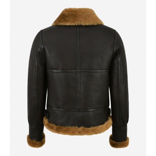 Women’s RAF B3 Flying Bomber shearling jacket