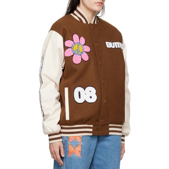 World Peace Brown Varsity Jacket